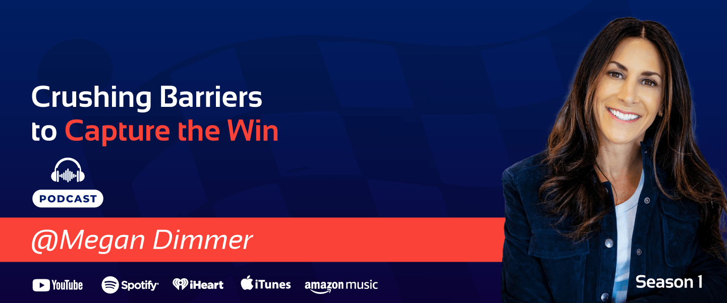 Megan Dimmer Crushing Barriers Banner